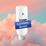 White squeeze bottle with image coming soon posted to the front and cloudy blue sky as background.